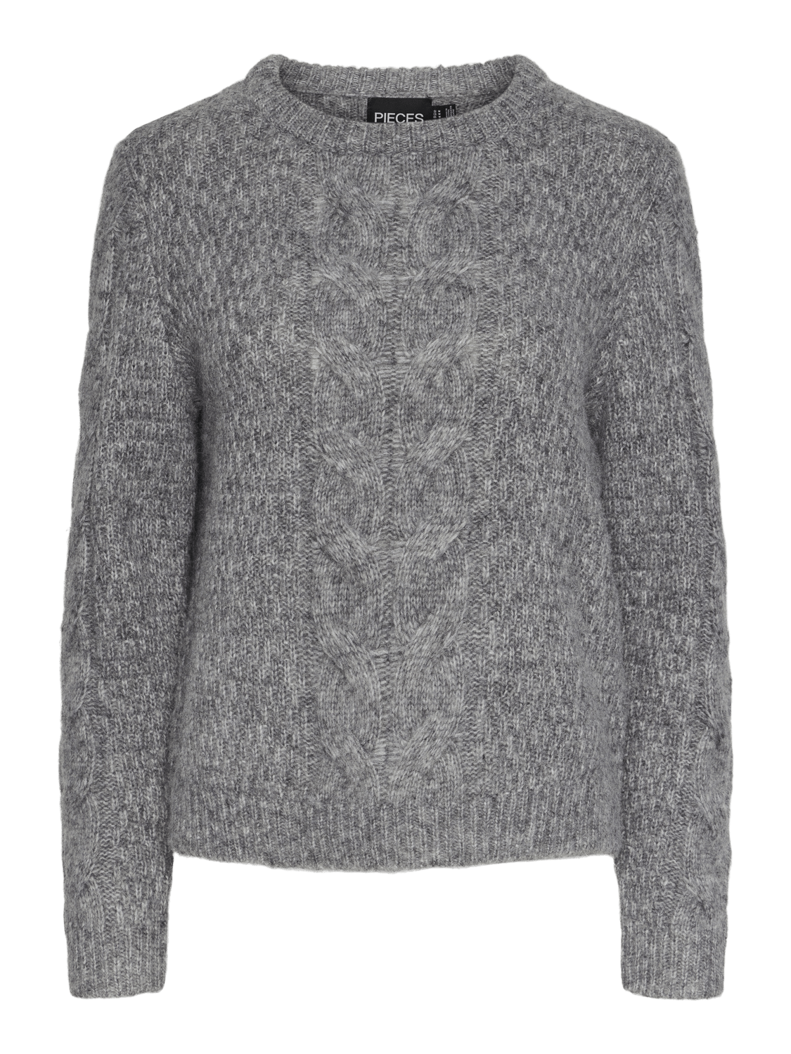 PCNINA Pullover - Medium Grey Melange - VERO MODA & VILA Bergvik